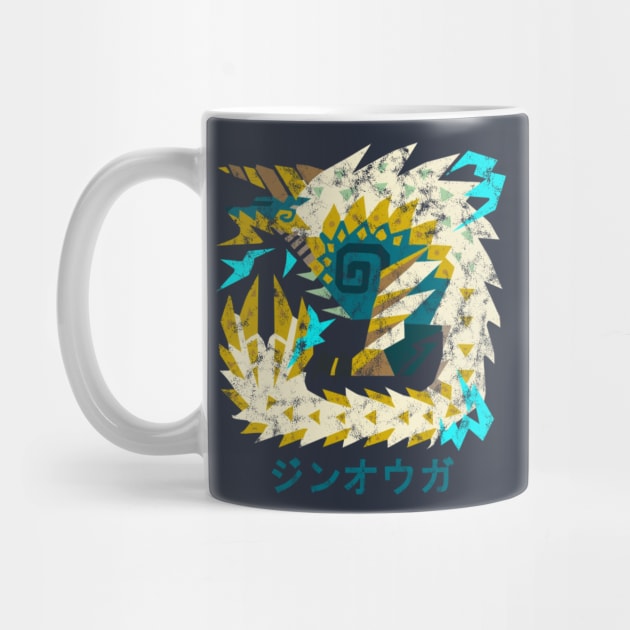 Monster Hunter World Iceborne Zinogre Kanji by StebopDesigns